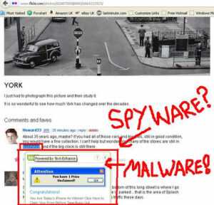 spyware and malware on flickr 4