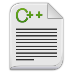 text x c plus plus icon